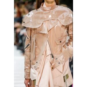 Valentino Garavani Zip-detailed Vinyl Jacket